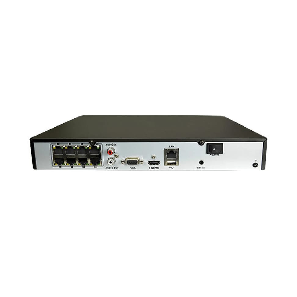 HIKVISION Kit Vidéo Surveillance PRO IP : 6x Caméras POE Dômes motorisée IR 20M 4MP + Enregistreur NVR 8 canaux H265+ 2000 Go — image 3