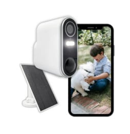 Camini Air 2 Solar - Caméra Wi-Fi d’extérieur sans fil avec panneau solaire