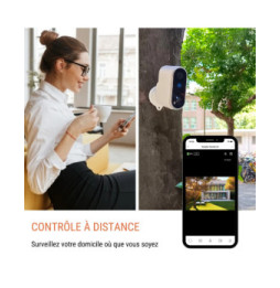 Camini Air 2 Solar - Caméra Wi-Fi d’extérieur sans fil avec panneau solaire