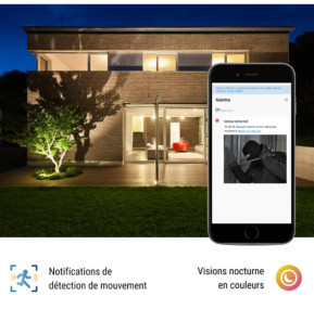 Camini Air 2 Solar - Caméra Wi-Fi d’extérieur sans fil avec panneau solaire