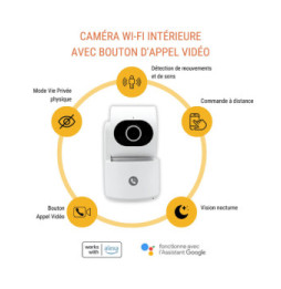 Konyks Camini Care 2 - Caméra de Surveillance intérieure WiFi