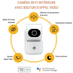 Konyks Camini Care 2 - Caméra de Surveillance intérieure WiFi — image 2
