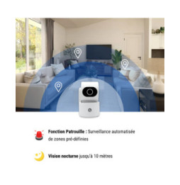 Konyks Camini Care 2 - Caméra de Surveillance intérieure WiFi