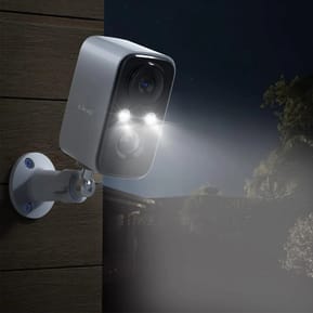 LinQ Caméra de surveillance avec Panneau solaire 1.5W Détection PIR Mode nocturne Rotatif Étanche IP65 — image 3