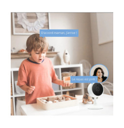 METRONIC - Caméra fixe intelligente Wi-Fi intérieure