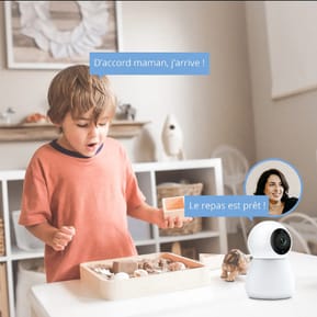 METRONIC - Caméra rotative 360° intelligente Wi-Fi intérieure — image 4