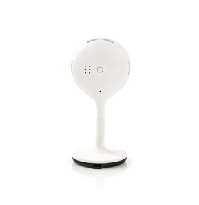 Nedis Caméra de Surveillance Intérieure Intelligente Full HD 1080p SmartLife Blanc