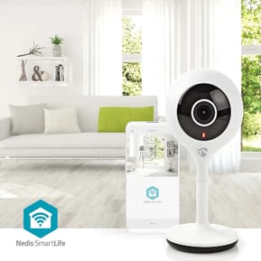 Nedis Caméra de Surveillance Intérieure Intelligente Full HD 1080p SmartLife Blanc — image 5