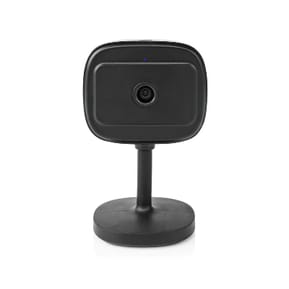 Nedis Caméra de surveillance Intérieure Intelligente Full HD 1080p Vision Nocturne Noir