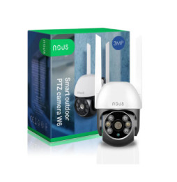 NOUS - Mini Caméra intelligente Wifi IP Extérieure 3MP