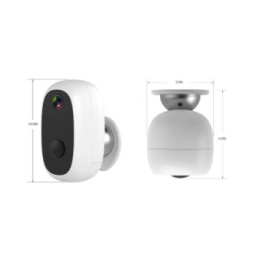 Caméra extérieure Wifi MoovE + détecteur de mouvement + vision de nuit et haut parleur - Voltman