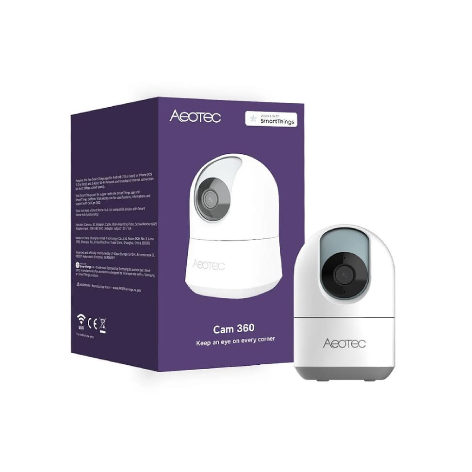 Aeotec - Caméra de surveillance 360 SmartThings - GP-AEOCAMEU — image 2