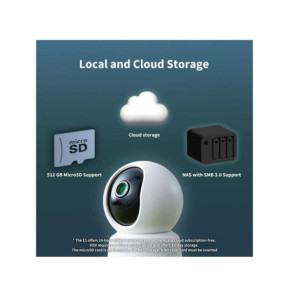 Aqara Caméra de Surveillance Modèle E1 2K avec Détection IA Blanc
