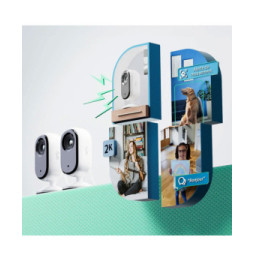 Arlo Essential 2K Indoor - Blanc (x 2)