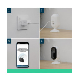 Arlo Essential 2K Indoor - Blanc (x 2)