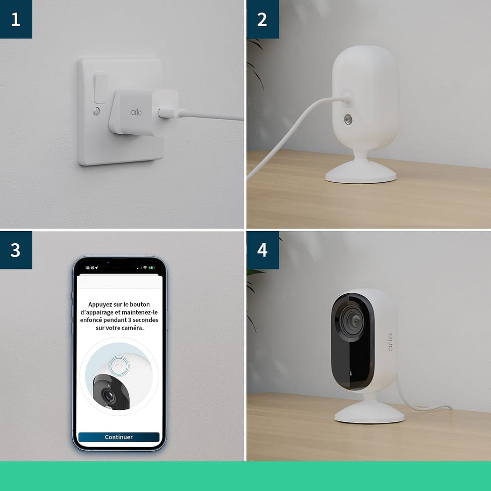 Arlo Essential 2K Indoor - Blanc (x 2) — image 4