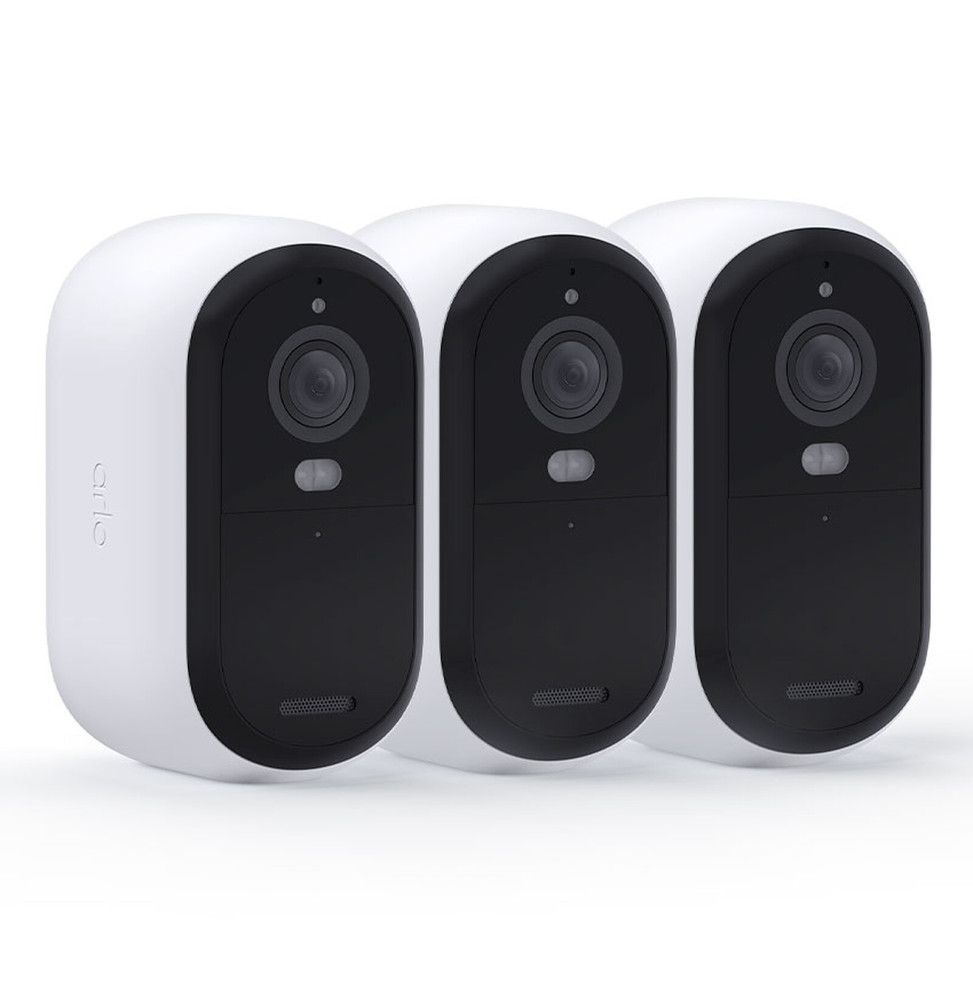 Arlo Essential 2K Outdoor - Blanc (x 3)