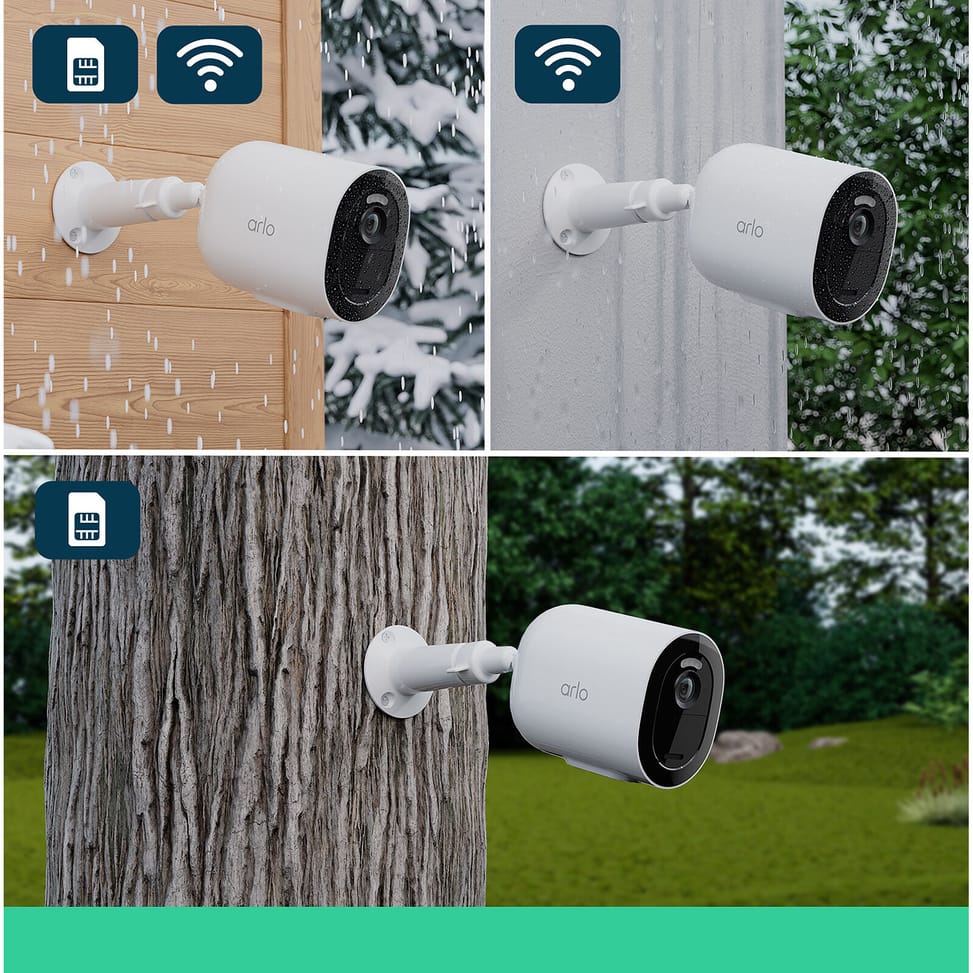 Arlo Go 2 3G/4G Caméra de Sécurité - Blanc (VML2030-100EUS) — image 3