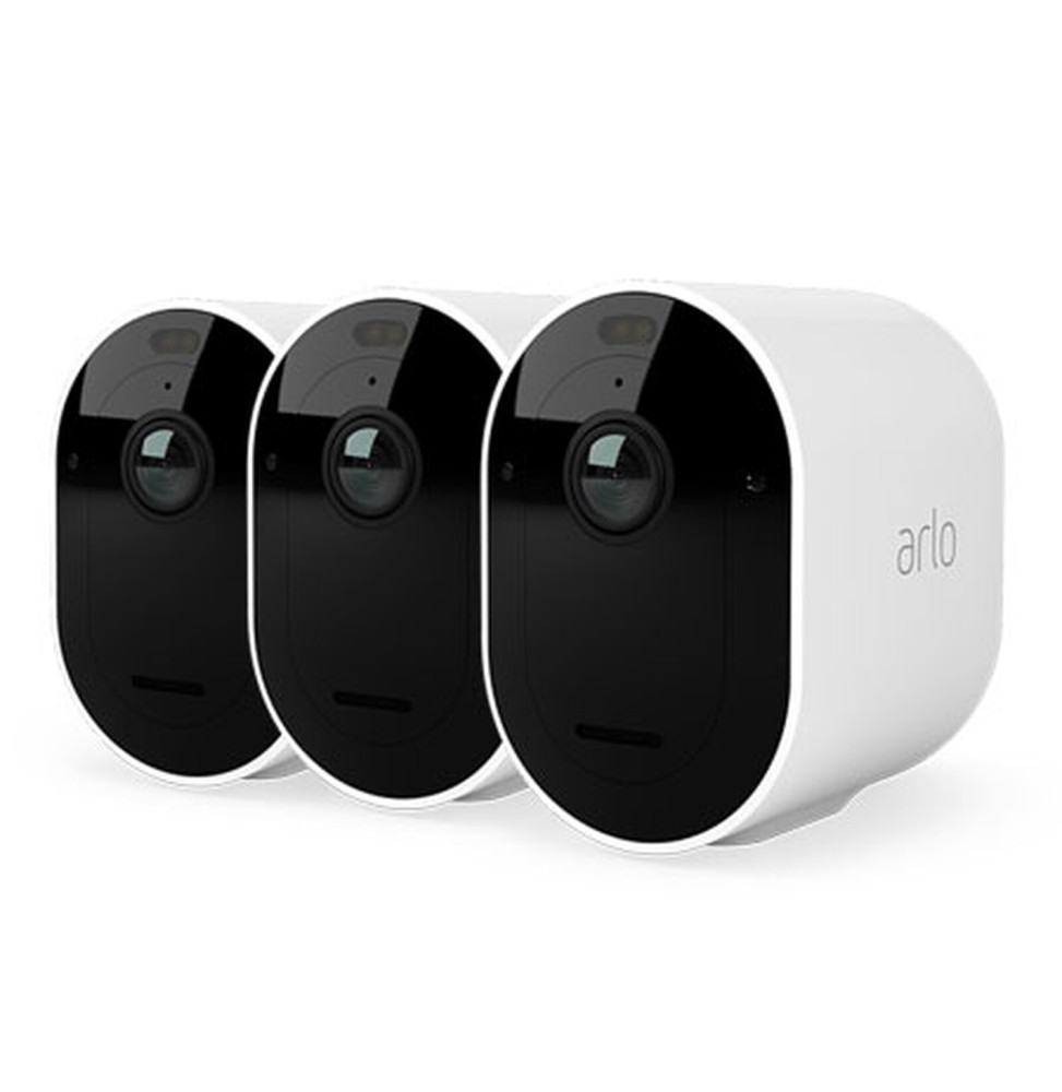 Arlo Pro 5 Spotlight - Pack 3 Caméras - Blanc (VMC4360P)