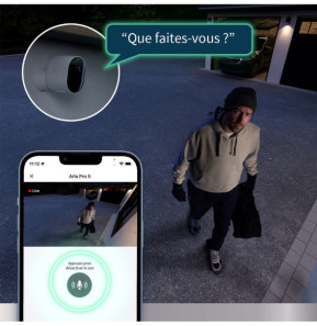 Arlo Pro 5 Spotlight - Pack 3 Caméras - Blanc (VMC4360P)