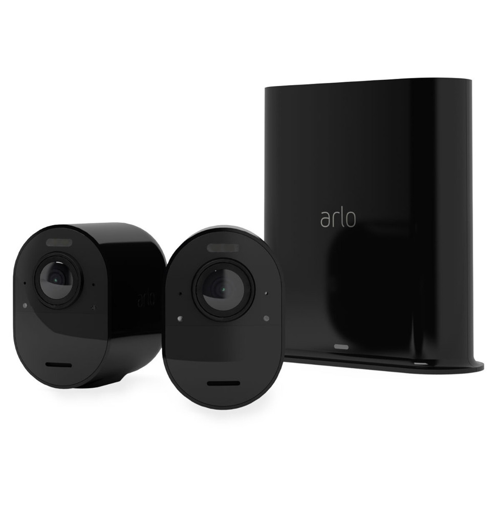 Arlo Ultra 2 Security System 2 Camera Kit - Noir (VMS5240B)