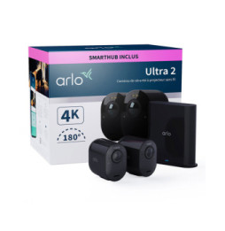 Arlo Ultra 2 Security System 2 Camera Kit - Noir (VMS5240B)