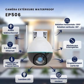 Daewoo Caméra extérieure rotative EP506 — image 2