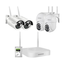 Daewoo Kit Vidéo Surveillance 8 canaux NVR504