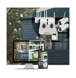 Daewoo Kit Vidéo Surveillance 8 canaux NVR504