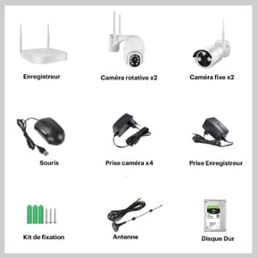 Daewoo Kit Vidéo Surveillance 8 canaux NVR504 — image 5