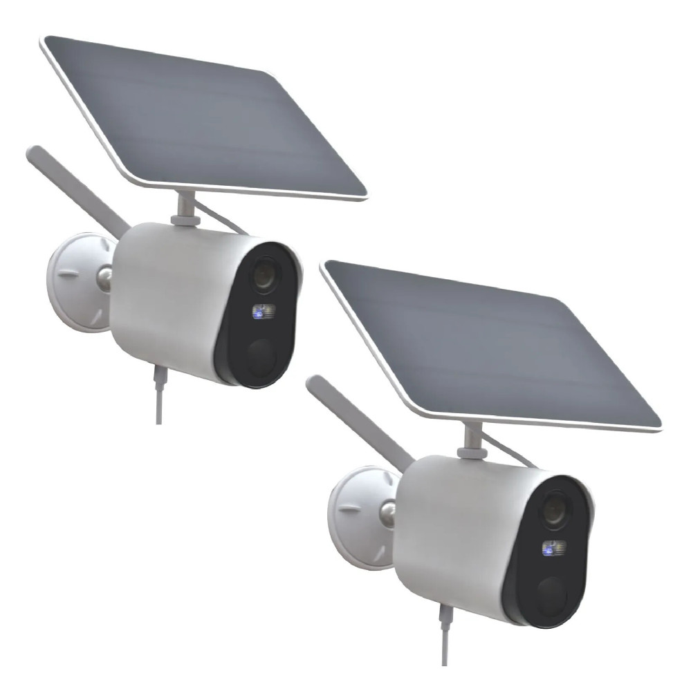 DAEWOO Pack 2 caméras W502 et panneaux solaires