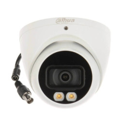 Dahua - Caméra dôme Eyeball 5 MP fixe IR 40 m Full-Color