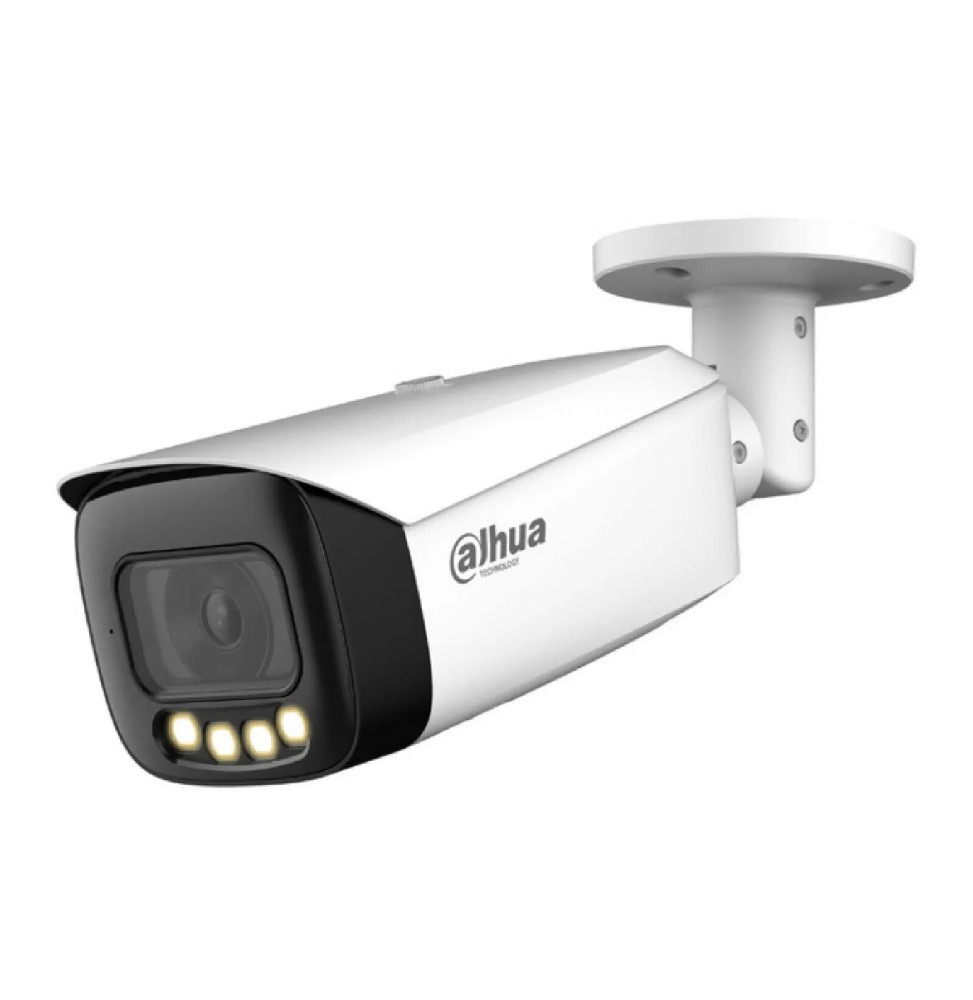 Dahua - Caméra réseau Bullet WizMind Full-Color focale fixe 4MP DH-IPC-HFW5449T1P-ASE-D2-0360B