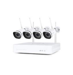 Foscam - Kit vidéosurveillance Wifi NVR 4 caméras
