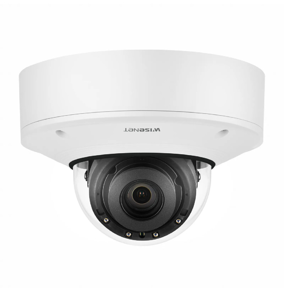 Hanwha - Caméra de surveillance Dôme réseau extérieure IR anti-vandalisme 5MP XNV-8081R