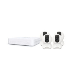 Foscam - Kit vidéosurveillance IP 4 caméras KIT-4-FN8108H-X5-W