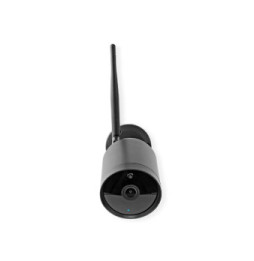 Nedis Caméra de Surveillance Extérieur Full HD 1080p WIFICO40CBK avec Antenne Wi-Fi Noir