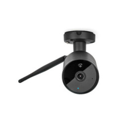 Nedis Caméra de Surveillance Extérieur Full HD 1080p WIFICO40CBK avec Antenne Wi-Fi Noir