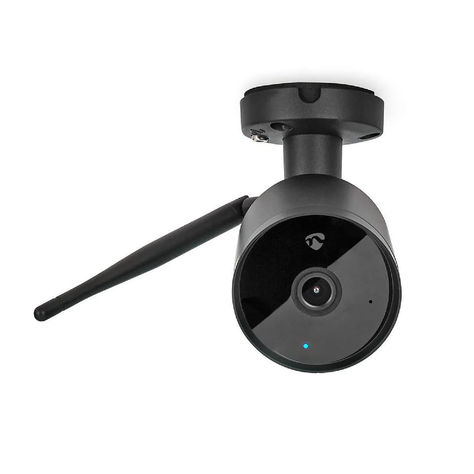 Nedis Caméra de Surveillance Extérieur Full HD 1080p WIFICO40CBK avec Antenne Wi-Fi Noir — image 4