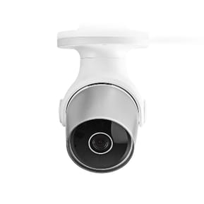 Nedis Caméra de Surveillance Extérieur Intelligente Full HD 1080p IPX6 SmartLife Blanc