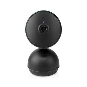 Nedis Caméra de surveillance Intelligente Full HD 1080p avec Base en Forme de Dôme Noir