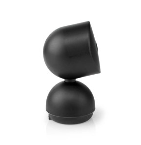 Nedis Caméra de surveillance Intelligente Full HD 1080p avec Base en Forme de Dôme Noir