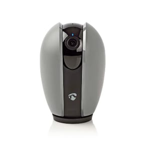 Nedis Caméra de surveillance Intelligente Full HD 1080p avec Caches Détachables Gris