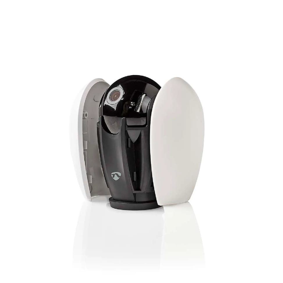 Nedis Caméra de surveillance Intelligente Full HD 1080p avec Caches Détachables Gris — image 3