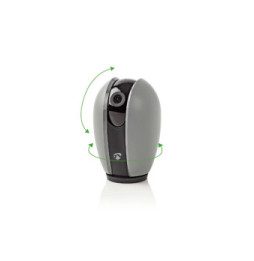 Nedis Caméra de surveillance Intelligente Full HD 1080p avec Caches Détachables Gris