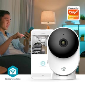 Nedis Caméra de surveillance Intérieure Intelligente 3MP Full HD 1296p SmartLife Blanc — image 5