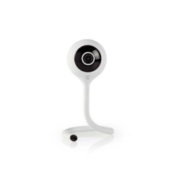 Nedis Caméra de surveillance Intérieure Intelligente Full HD 1080p Ajustable Blanc