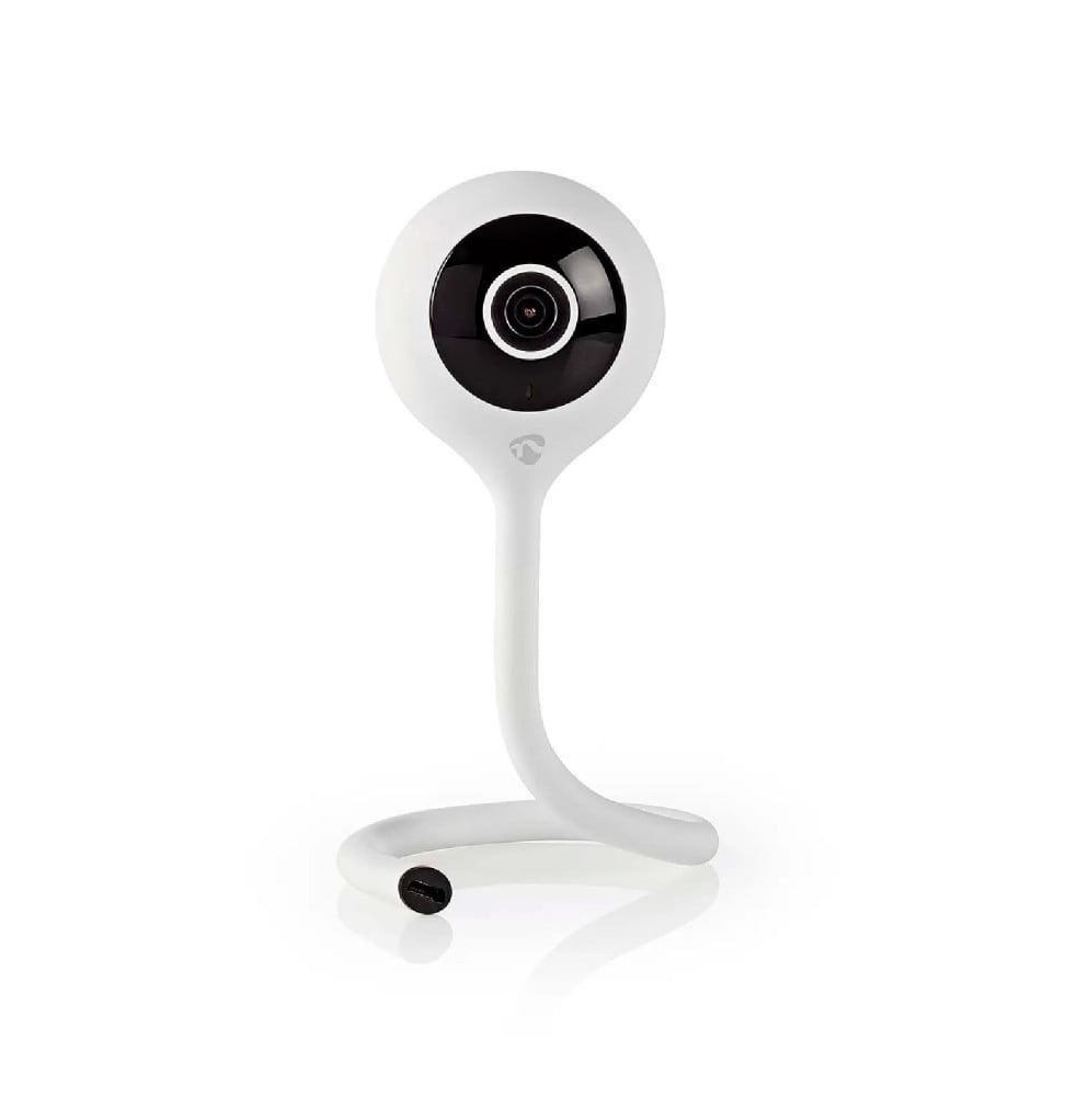 Nedis Caméra de surveillance Intérieure Intelligente Full HD 1080p Ajustable Blanc