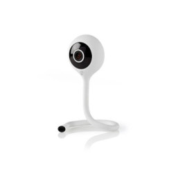 Nedis Caméra de surveillance Intérieure Intelligente Full HD 1080p Ajustable Blanc