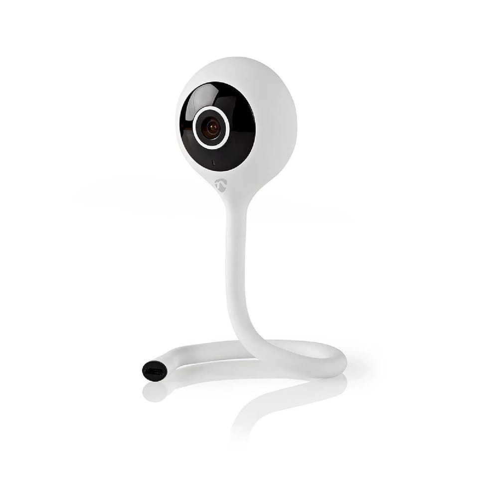 Nedis Caméra de surveillance Intérieure Intelligente Full HD 1080p Ajustable Blanc — image 2